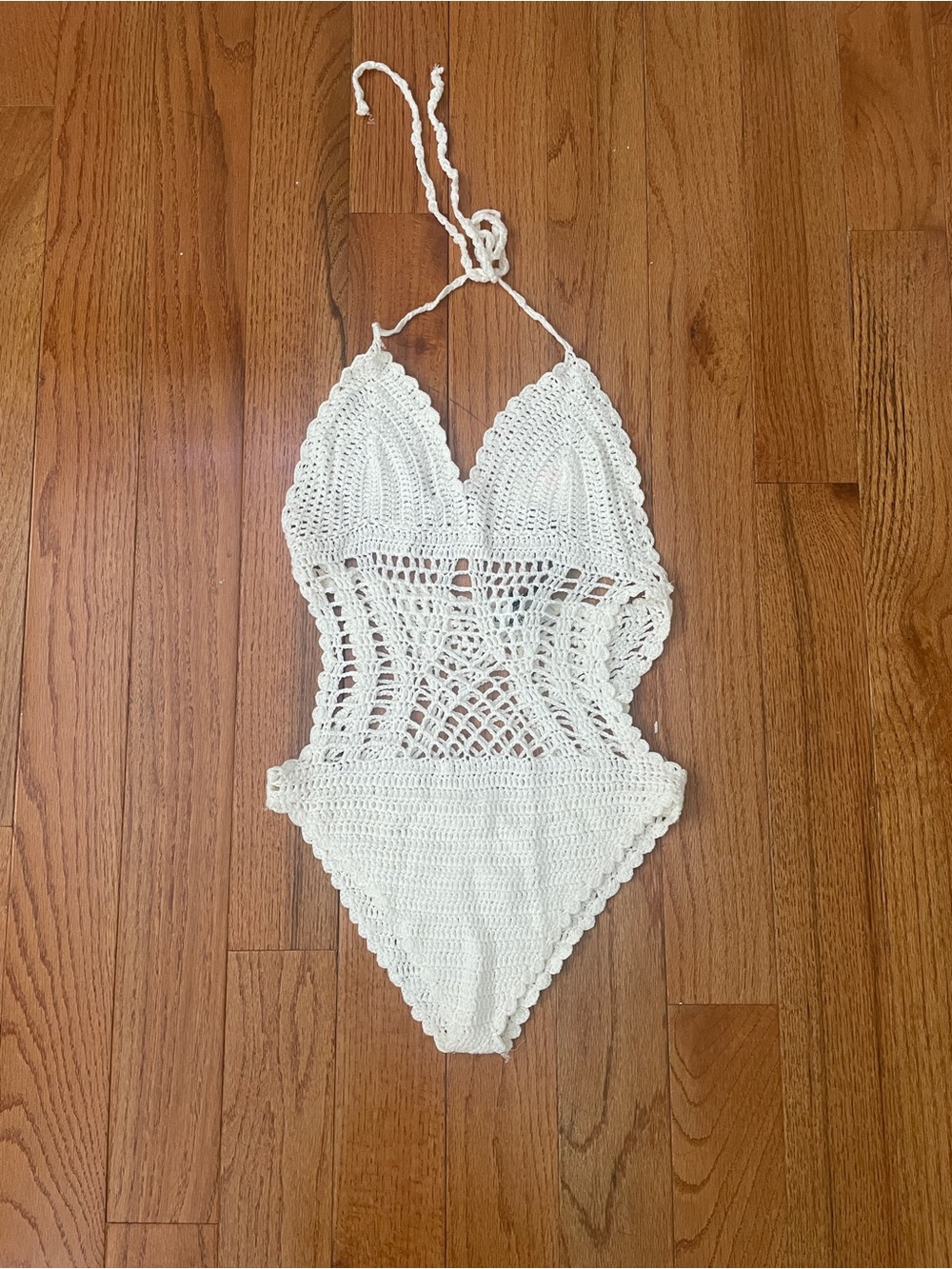Crochet One-Piece Swimsuit